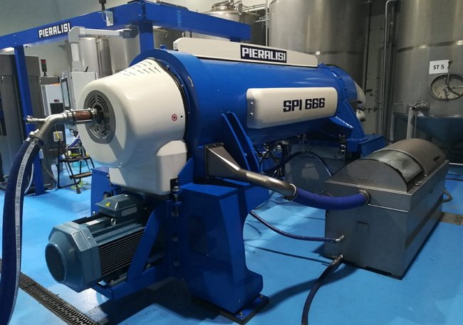 Decanter Pieralisi SPI en planta de extracción